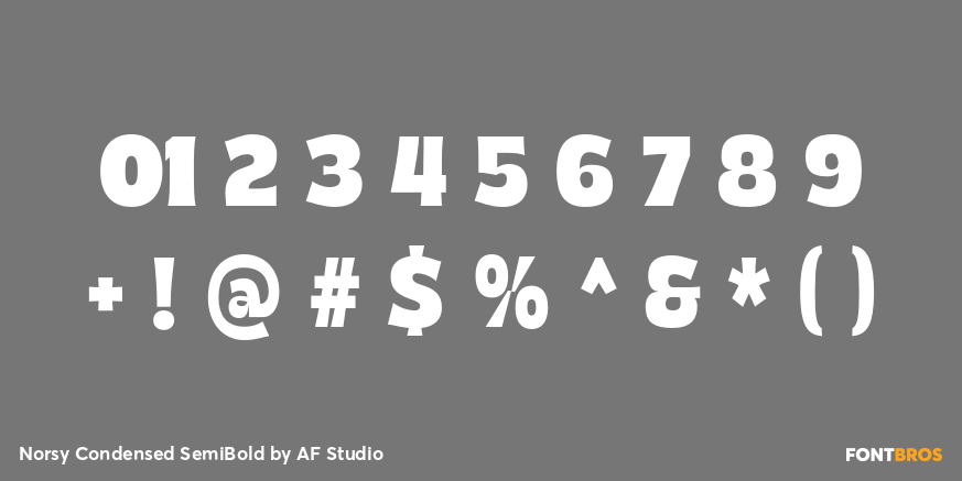 Norsy Condensed SemiBold Font Poster #4
