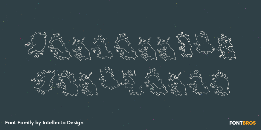Centennial Ornaments Font Poster