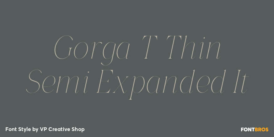 Gorga T Thin Semi Expanded It Poster