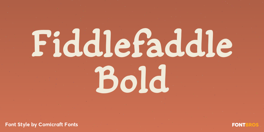 Fiddlefaddle Bold Poster