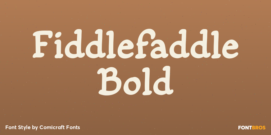 Fiddlefaddle Bold Poster