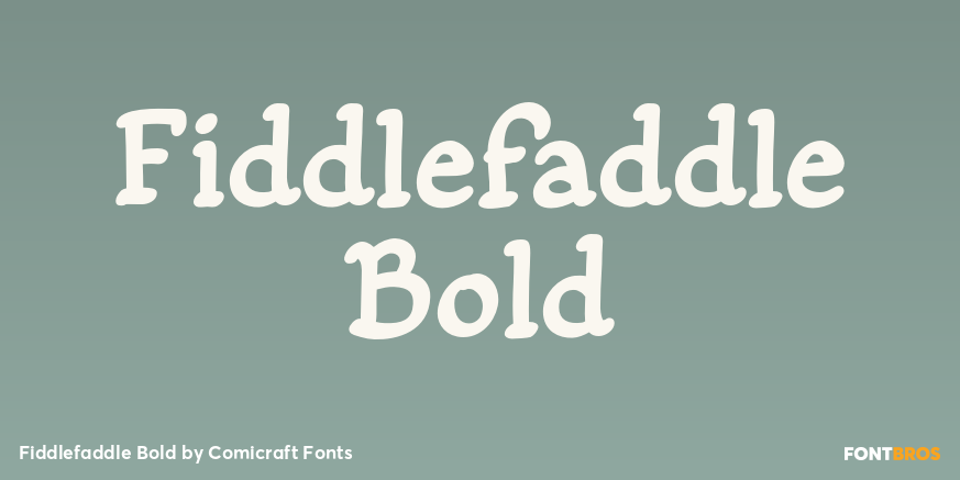 Fiddlefaddle Bold Poster