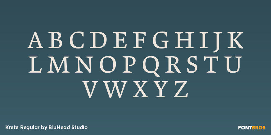 Krete Regular Font Poster #2