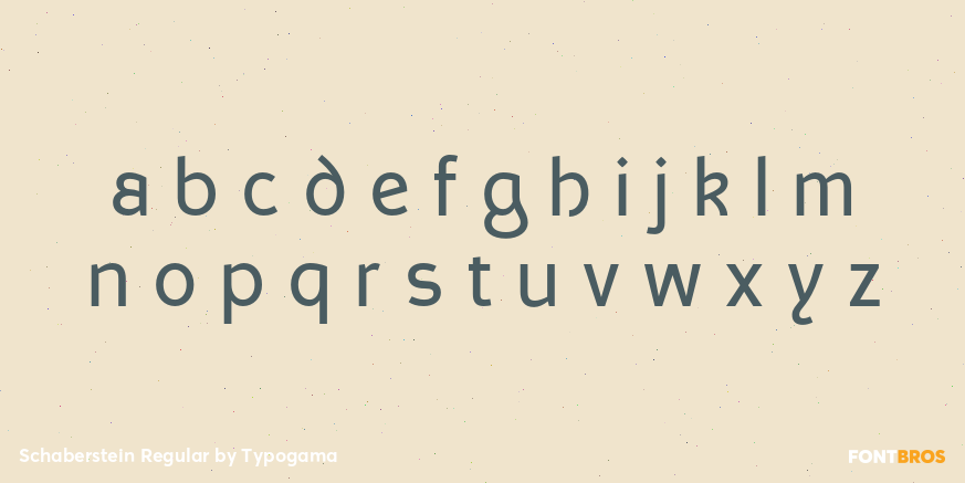 Schaberstein Regular Font Poster #3