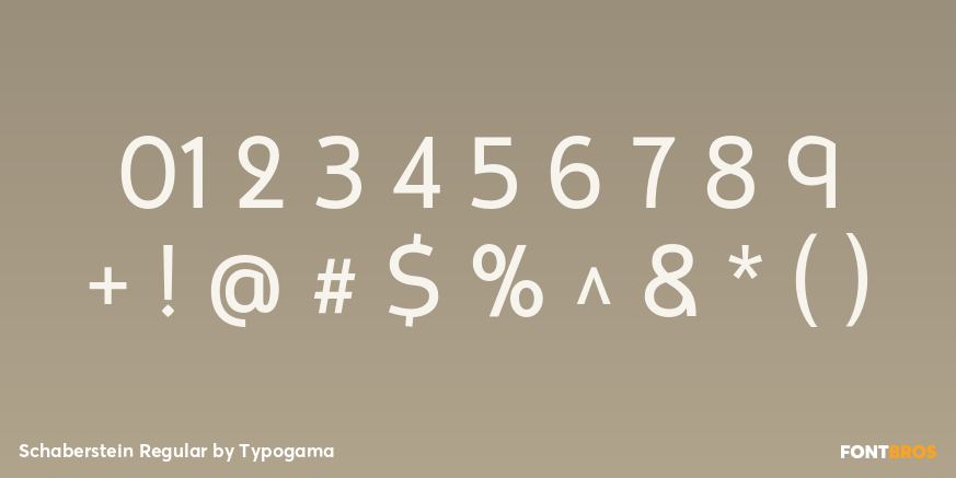 Schaberstein Regular Font Poster #4