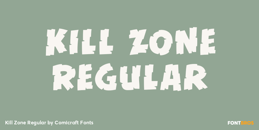 Kill Zone Regular Font Poster #1
