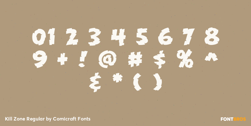 Kill Zone Regular Font Poster #4