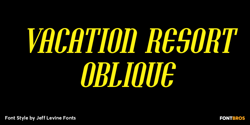 Vacation Resort Oblique Poster