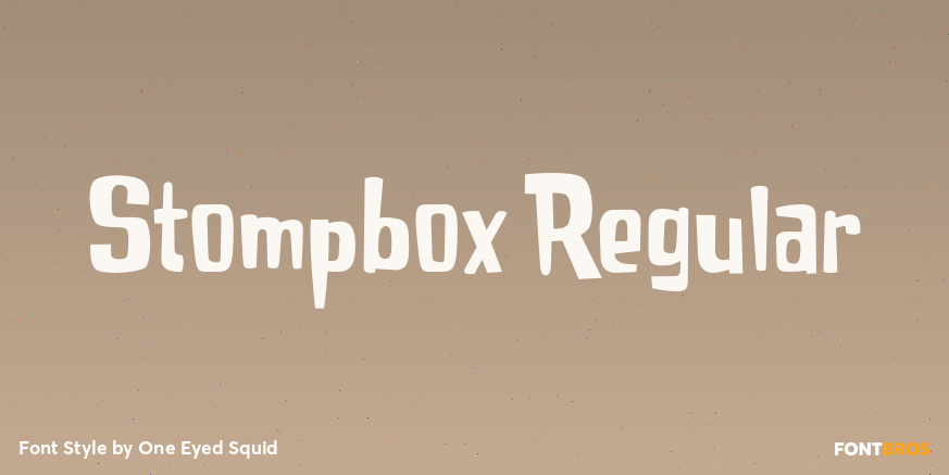 Stompbox Regular Poster