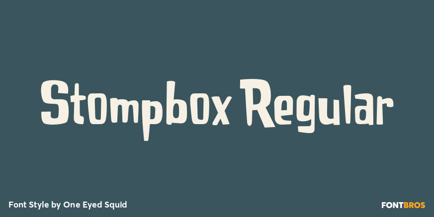 Stompbox Regular Poster