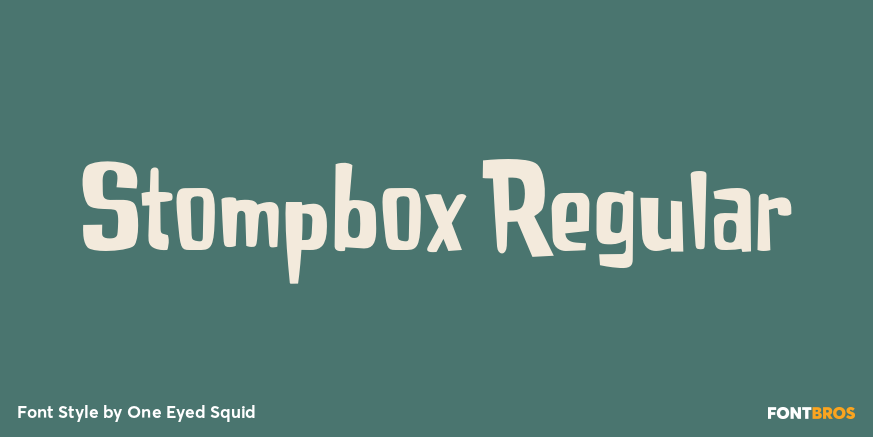 Stompbox Regular Poster