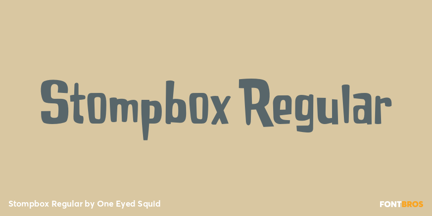 Stompbox Regular Poster