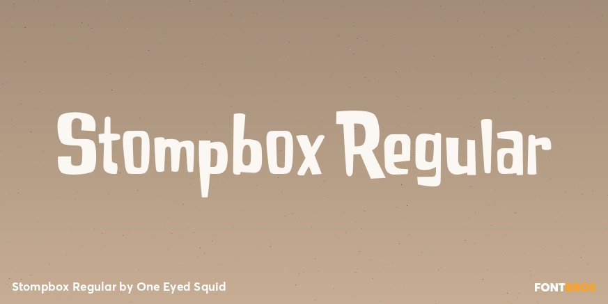 Stompbox Regular Poster