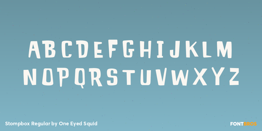 Stompbox Regular Font Poster #2