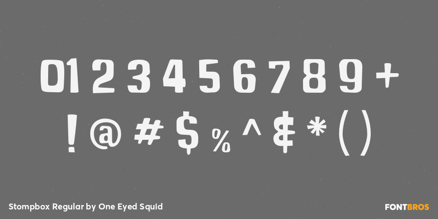 Stompbox Regular Font Poster #4