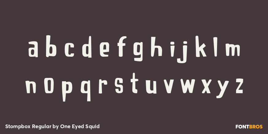 Stompbox Regular Font Poster #1