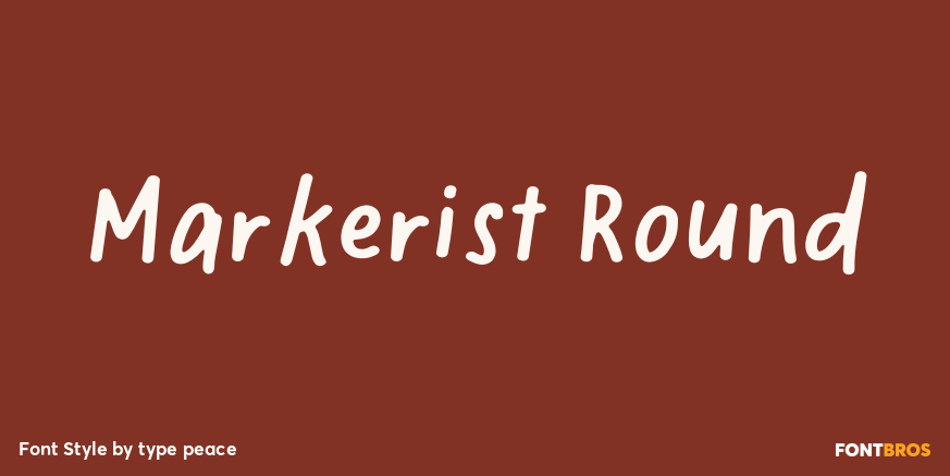 Markerist Round Poster
