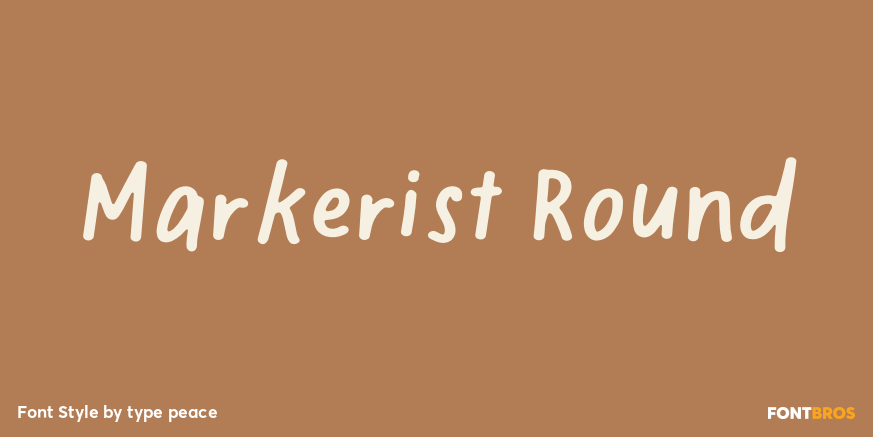 Markerist Round Poster