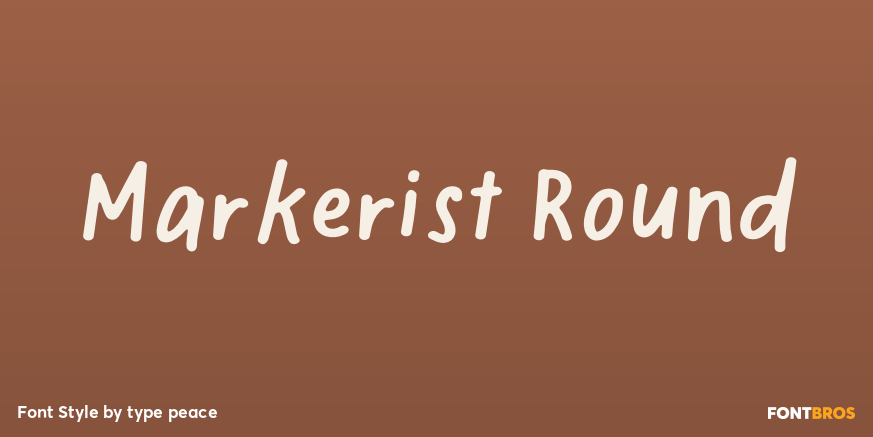 Markerist Round Poster