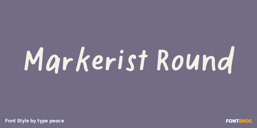 Markerist Round Poster
