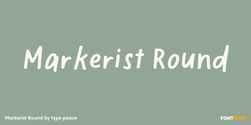 Markerist Round Poster