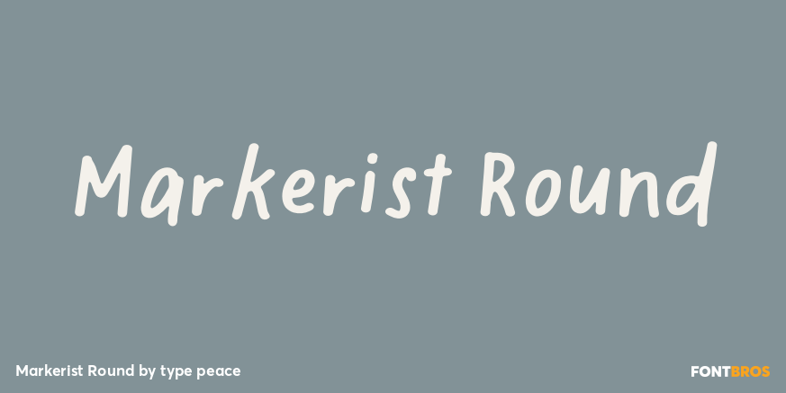 Markerist Round Poster