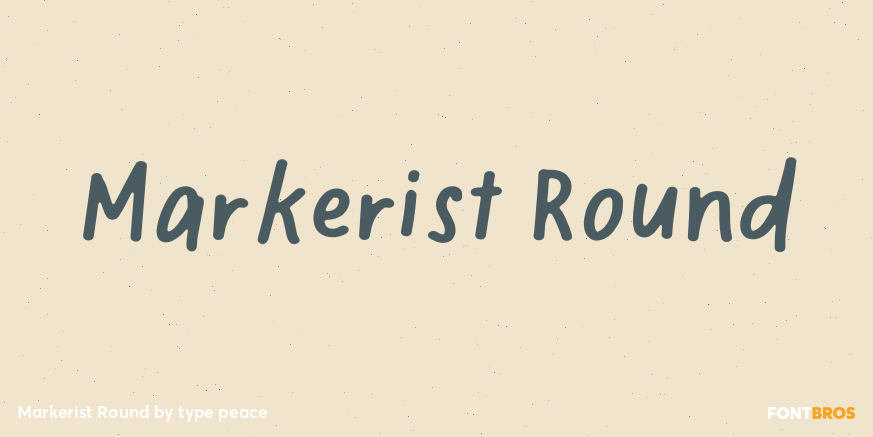 Markerist Round Poster