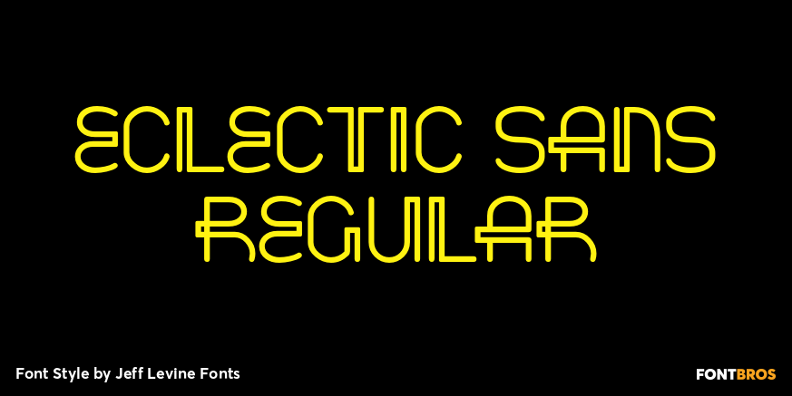 Eclectic Sans Regular Poster