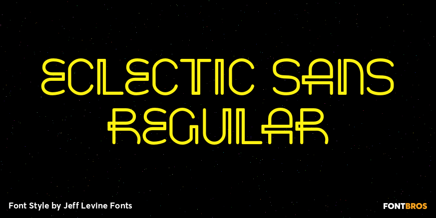 Eclectic Sans Regular Poster
