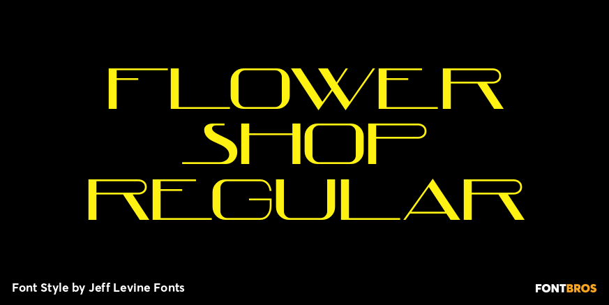 Flower Shop Regular Poster