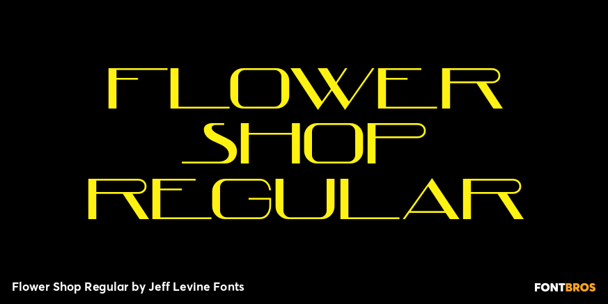 Flower Shop Regular Poster