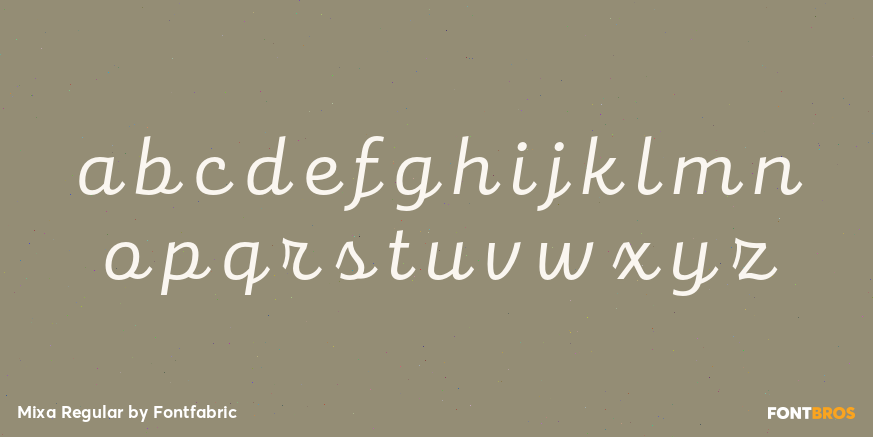Mixa Regular Font Poster #3