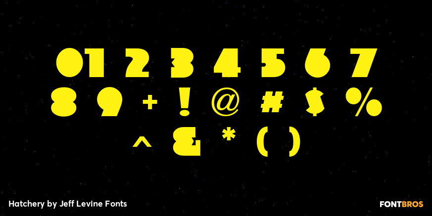 Hatchery Font Poster #4