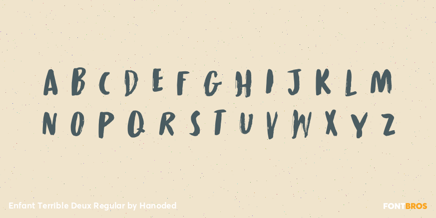 Enfant Terrible Deux Regular Font Poster #2