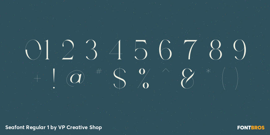 Seafont Regular 1 Font Poster #4