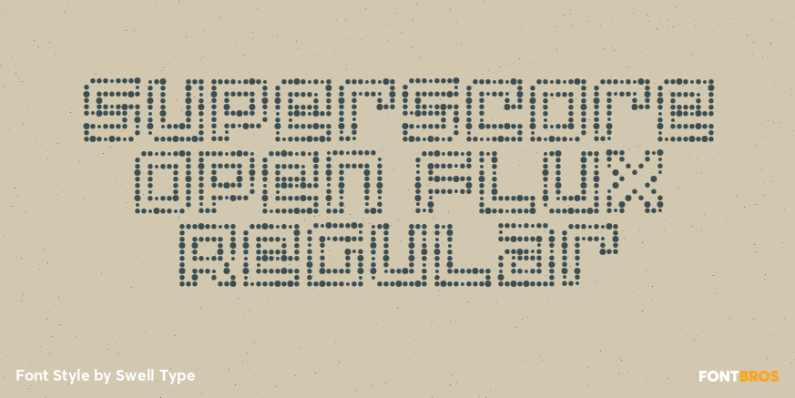 Superscore Open Flux Regular Poster