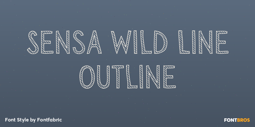 Sensa Wild Line Outline Poster