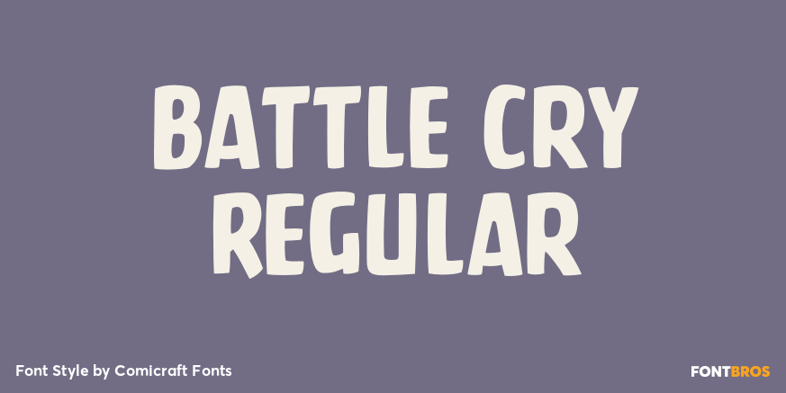 Battle Cry Regular Poster