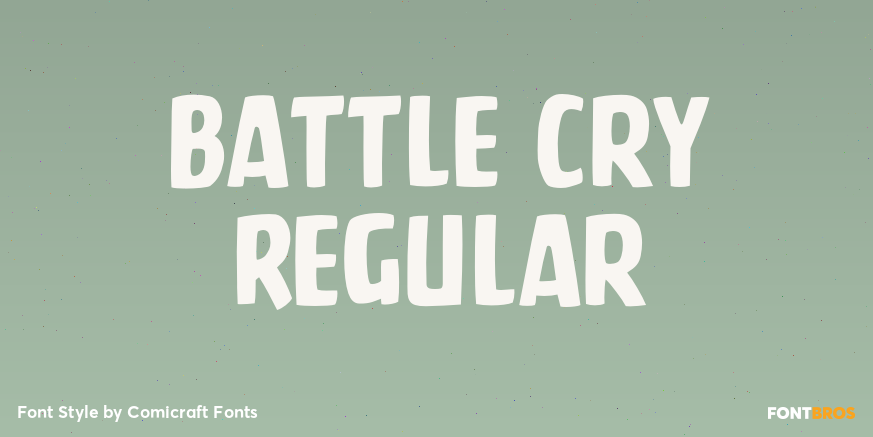 Battle Cry Regular Poster