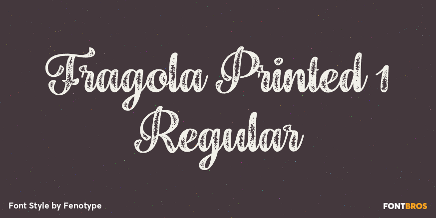 Fragola Printed 1 Regular Poster