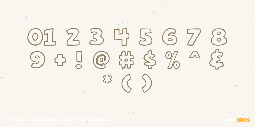 Mr Mamoulian Drudgery Font Poster #4