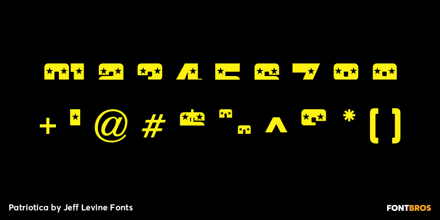 Patriotica Font Poster #4