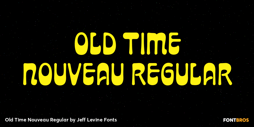 Old Time Nouveau Regular Poster