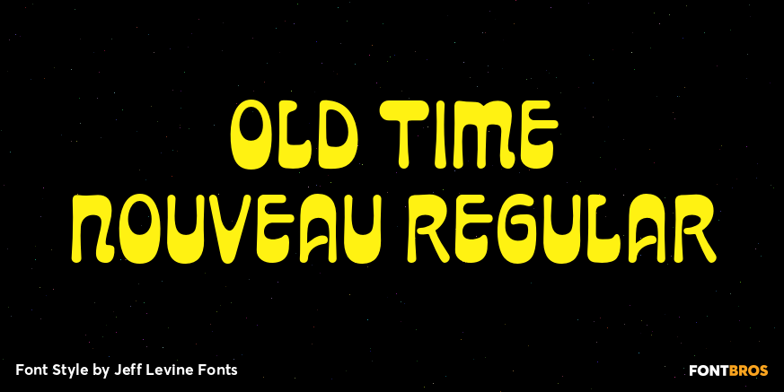 Old Time Nouveau Regular Poster