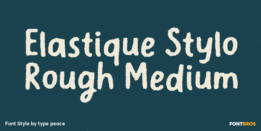 Elastique Stylo Rough Medium Poster