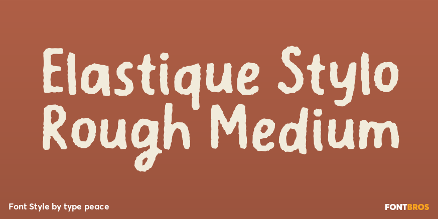 Elastique Stylo Rough Medium Poster