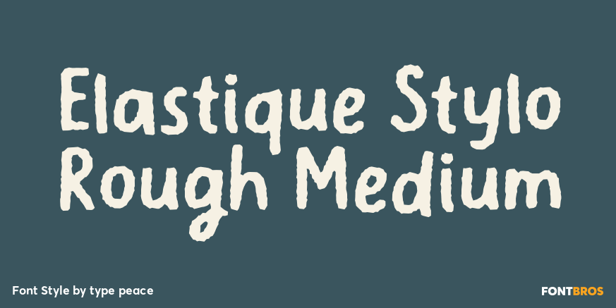 Elastique Stylo Rough Medium Poster