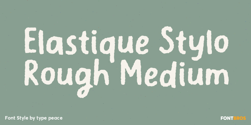 Elastique Stylo Rough Medium Poster