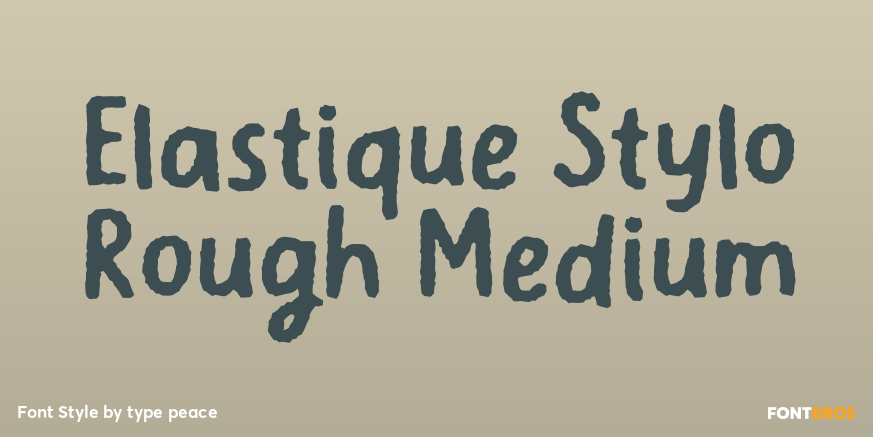 Elastique Stylo Rough Medium Poster
