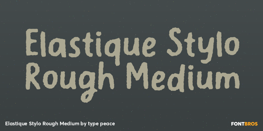 Elastique Stylo Rough Medium Poster
